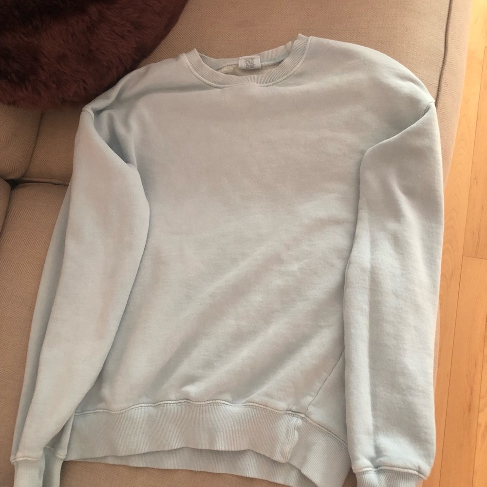 Blue Oversized Crew Neck!